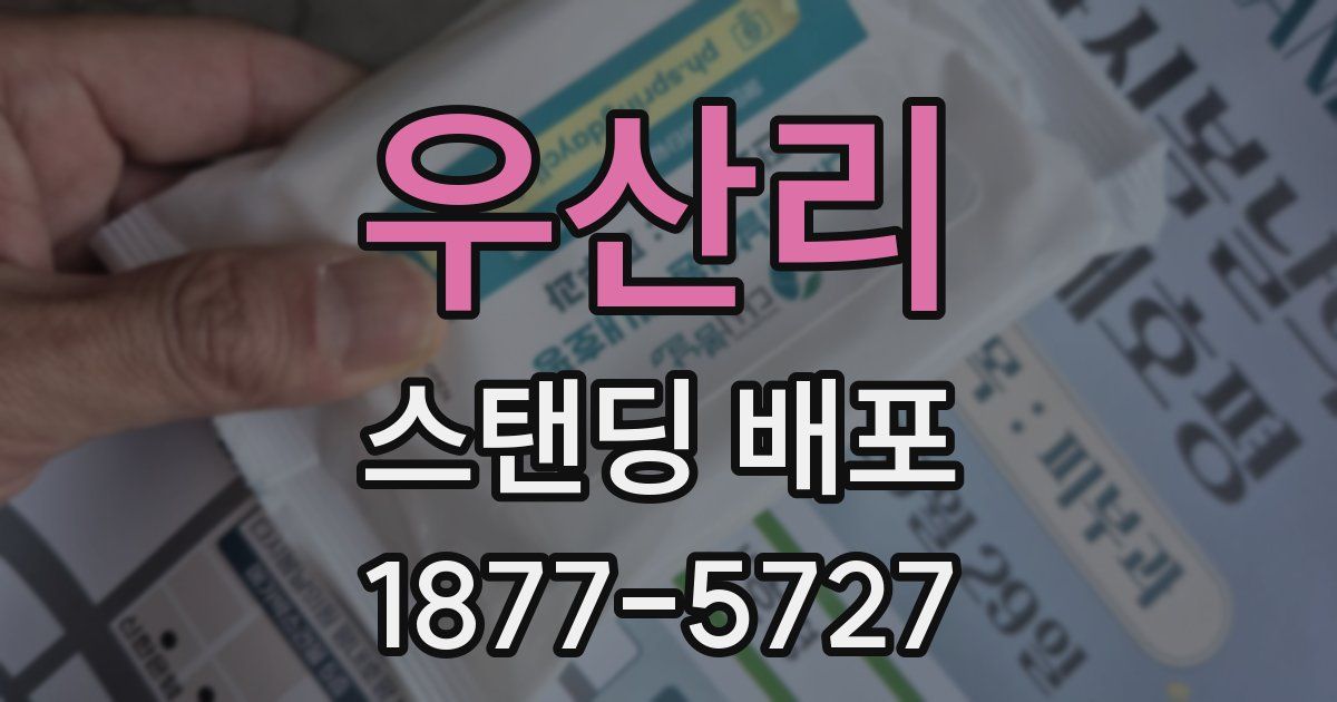 우산리 스탠딩 배포