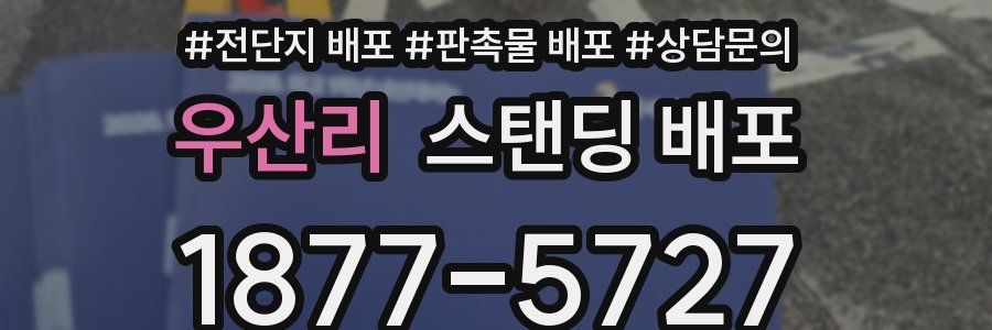 우산리 스탠딩 배포