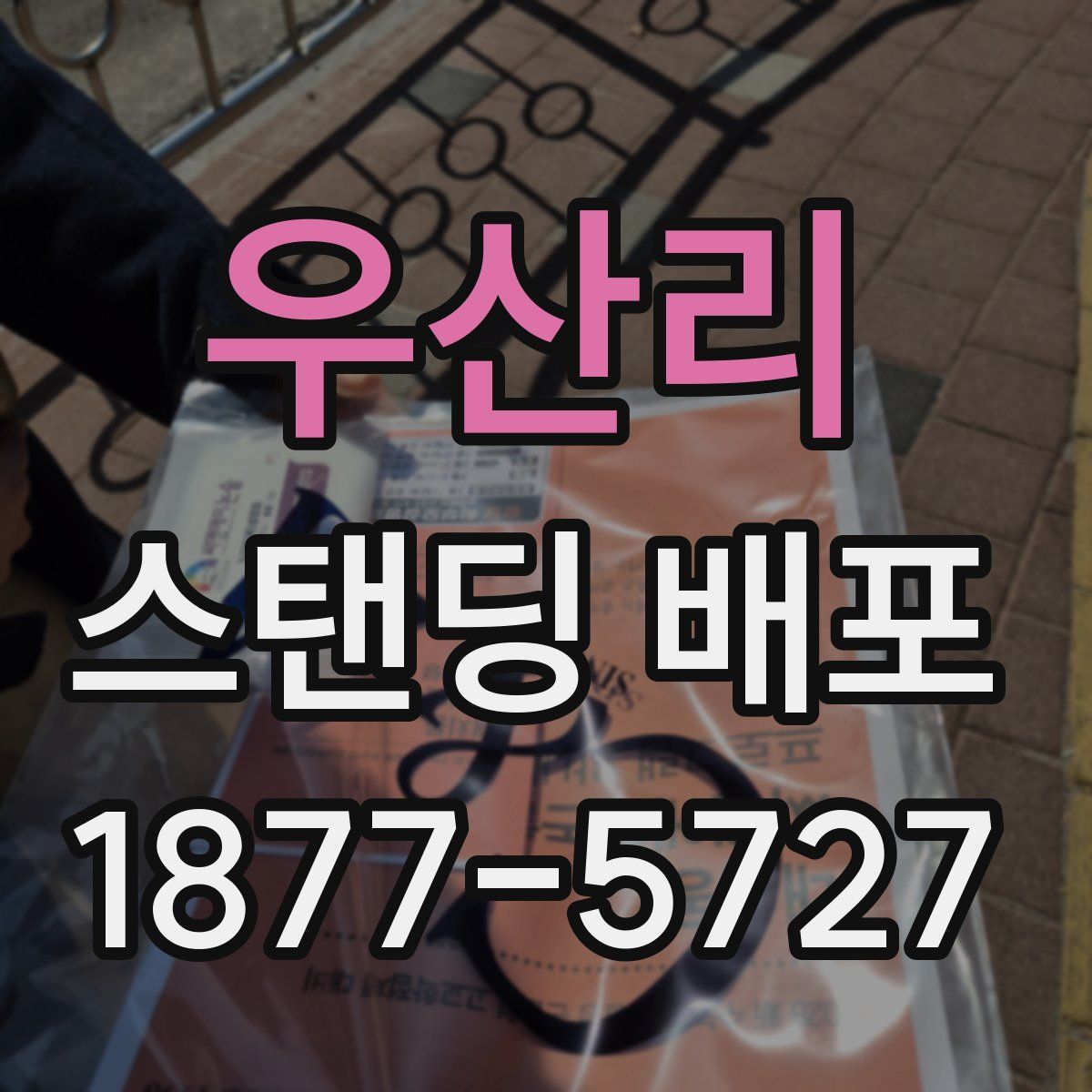 우산리 스탠딩 배포