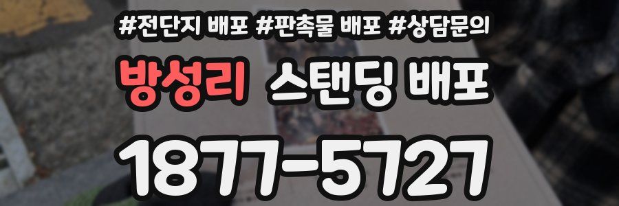 방성리 스탠딩 배포