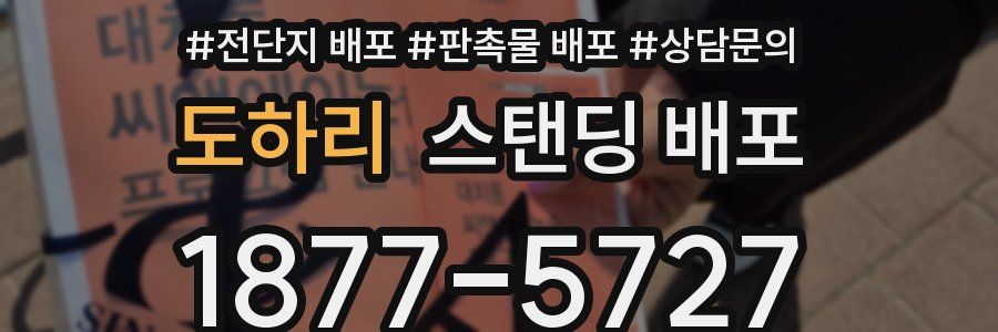 도하리 스탠딩 배포