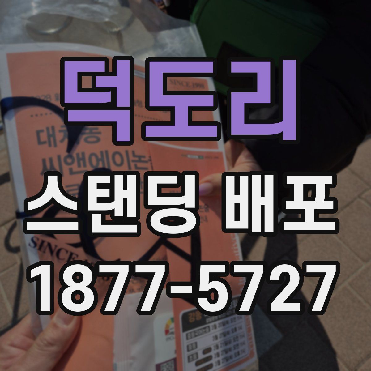 덕도리 스탠딩 배포