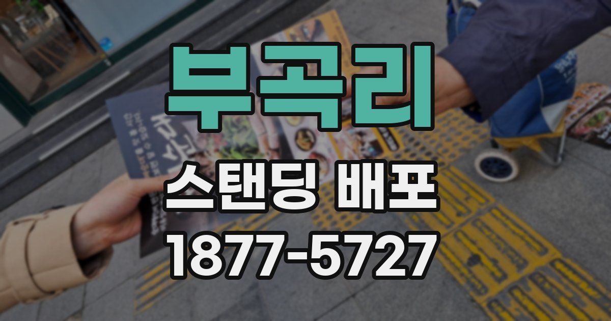 부곡리 스탠딩 배포