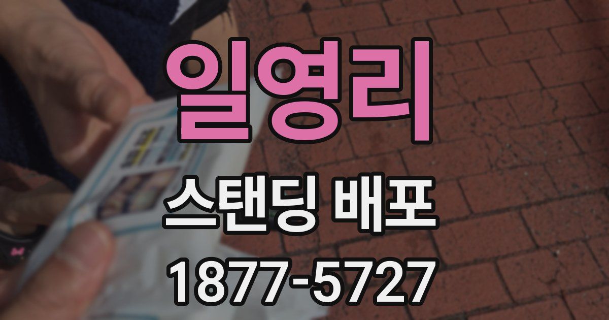 일영리 스탠딩 배포