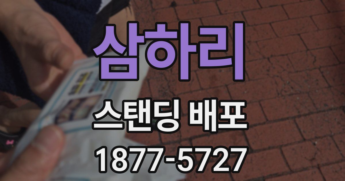 삼하리 스탠딩 배포