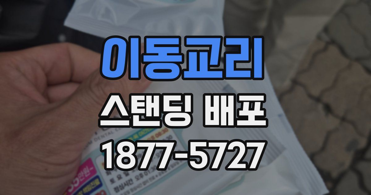 이동교리 스탠딩 배포