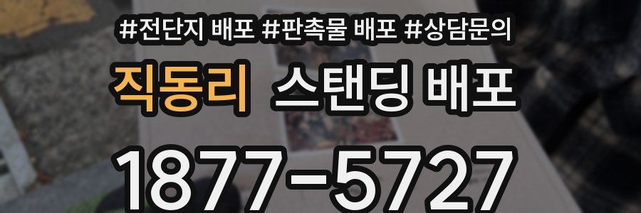 직동리 스탠딩 배포