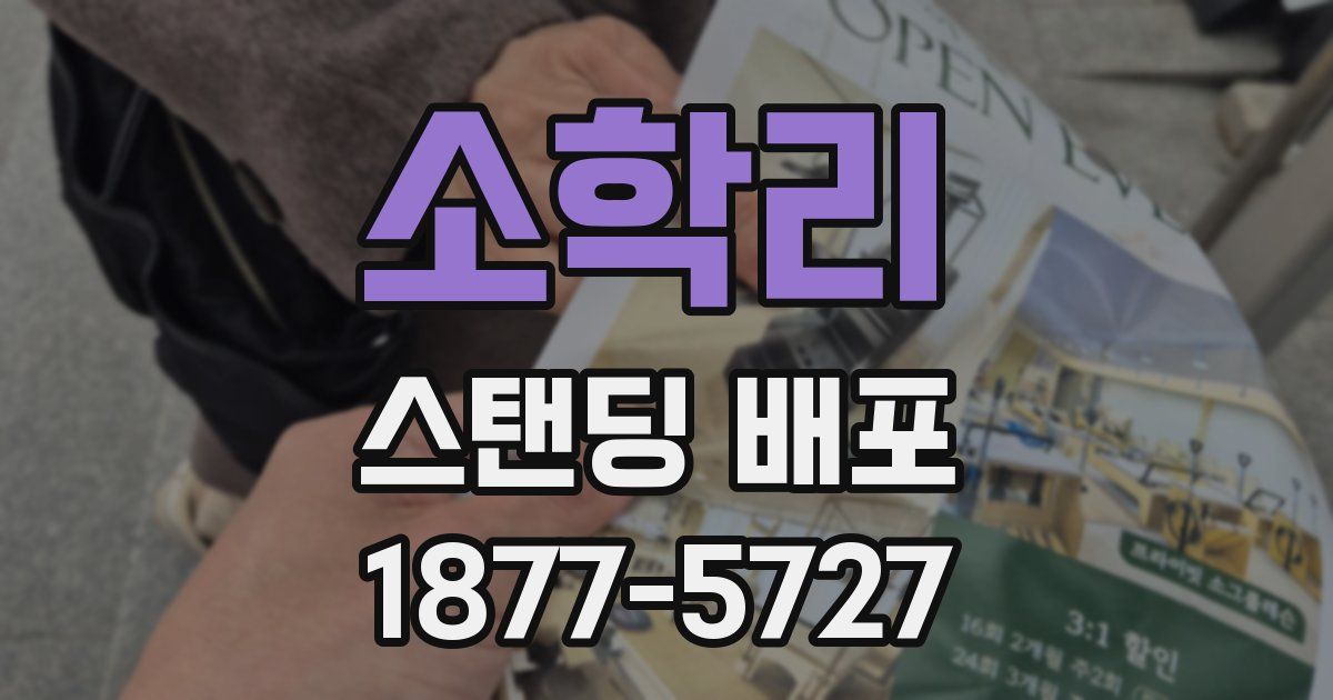 소학리 스탠딩 배포