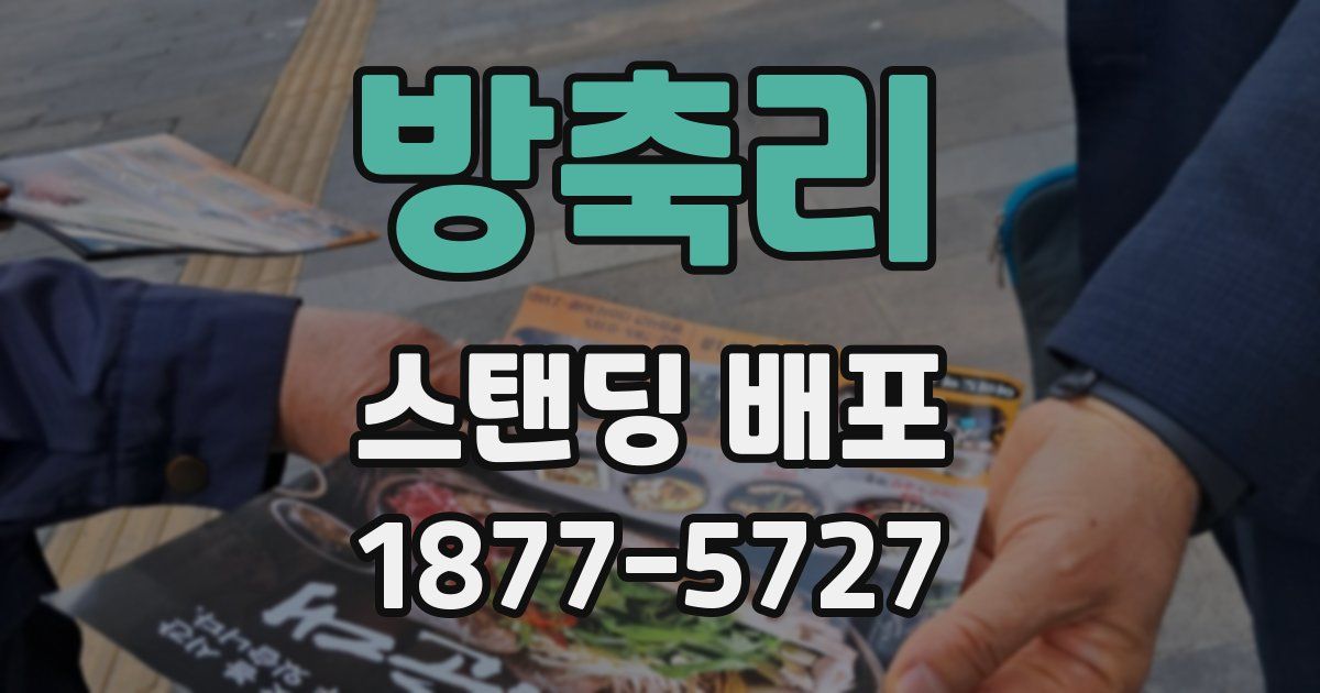 방축리 스탠딩 배포