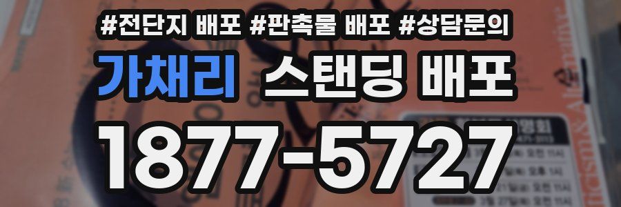 가채리 스탠딩 배포