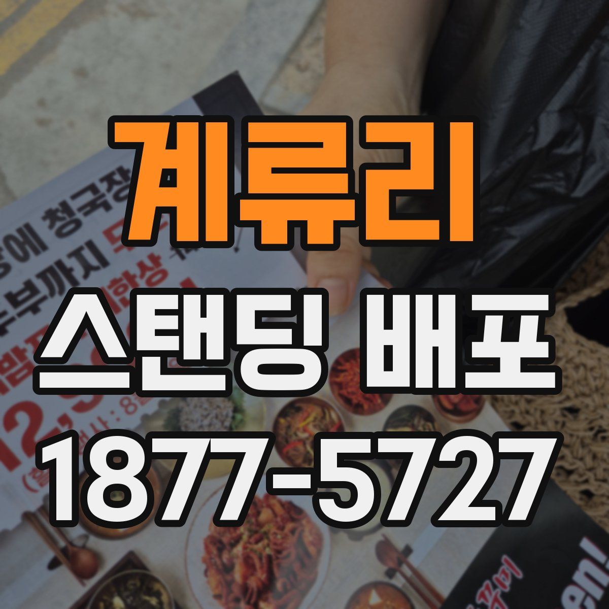 계류리 스탠딩 배포