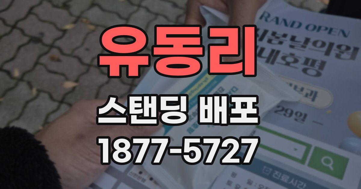 유동리 스탠딩 배포