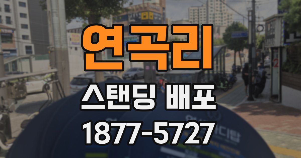 연곡리 스탠딩 배포