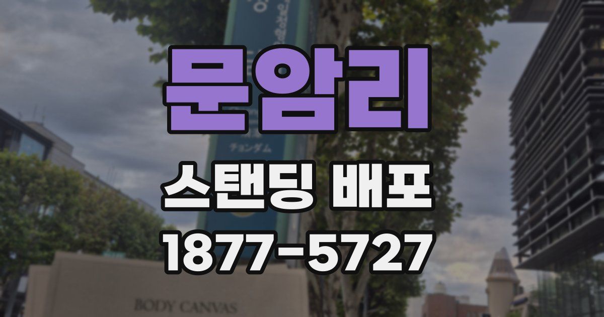 문암리 스탠딩 배포