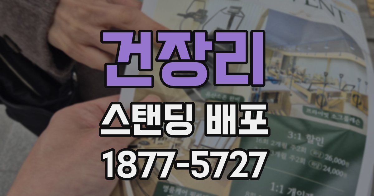 건장리 스탠딩 배포