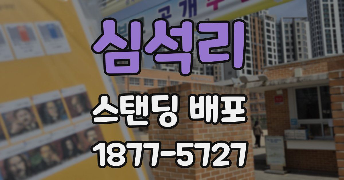 심석리 스탠딩 배포