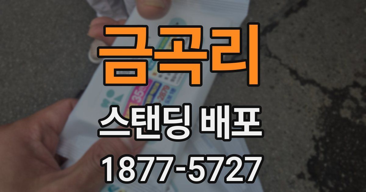 금곡리 스탠딩 배포