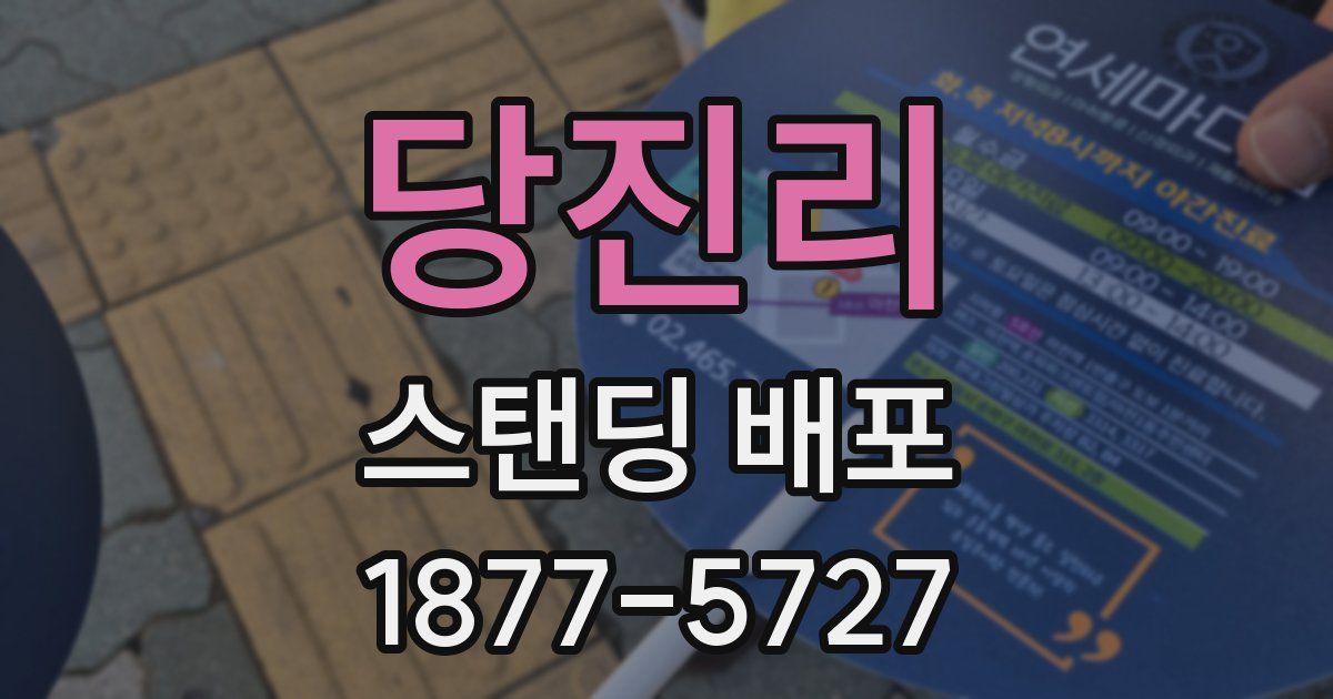 당진리 스탠딩 배포