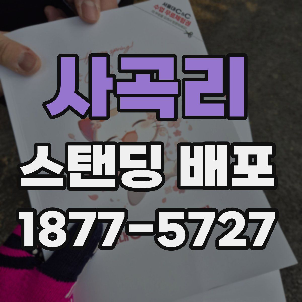 사곡리 스탠딩 배포