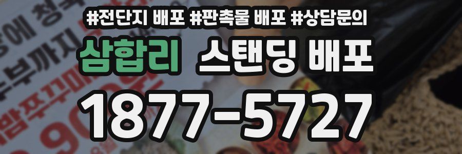 삼합리 스탠딩 배포