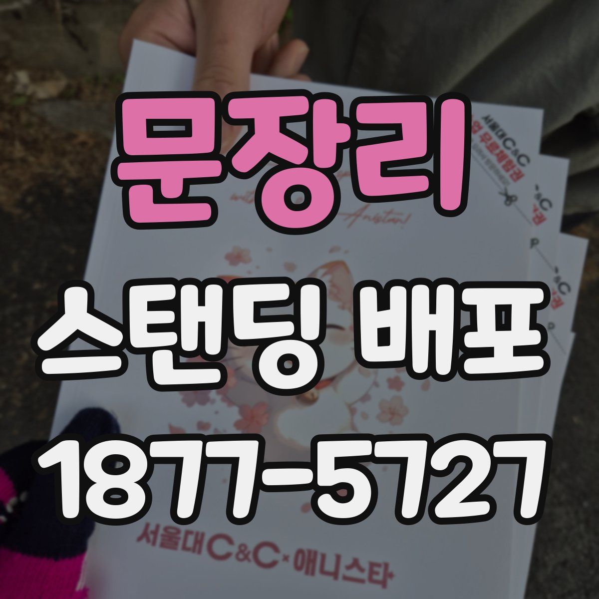 문장리 스탠딩 배포
