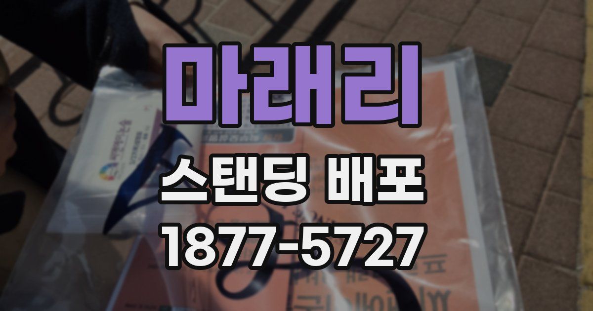 마래리 스탠딩 배포