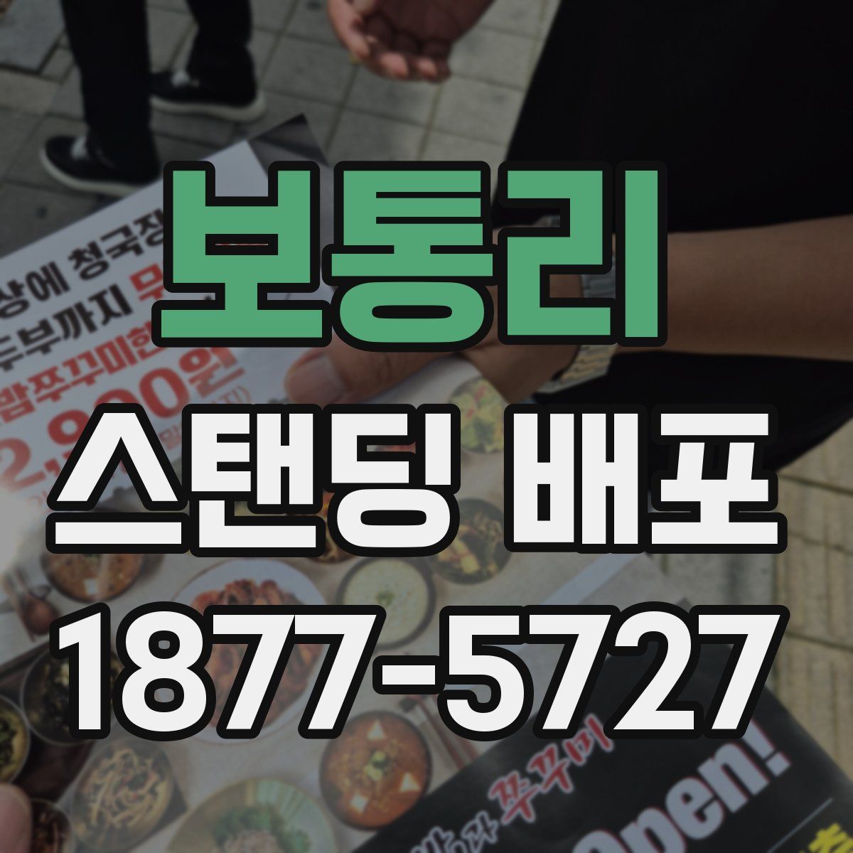 보통리 스탠딩 배포