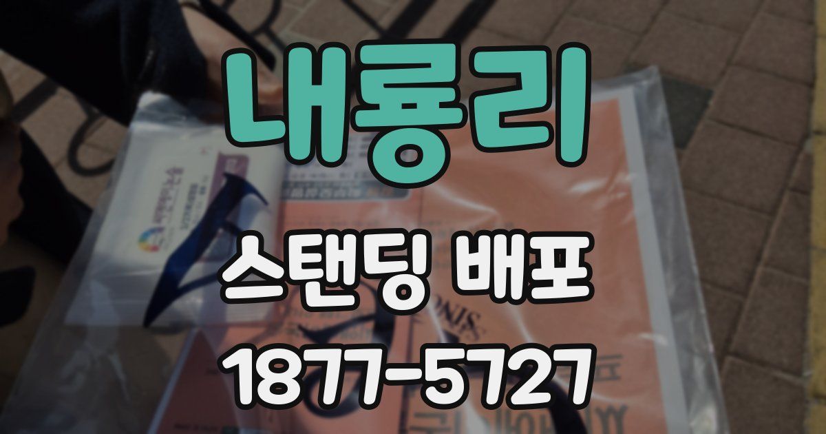 내룡리 스탠딩 배포