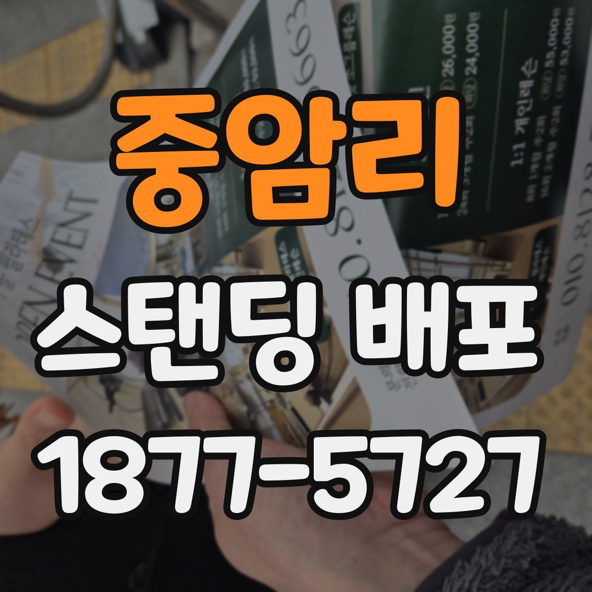 중암리 스탠딩 배포
