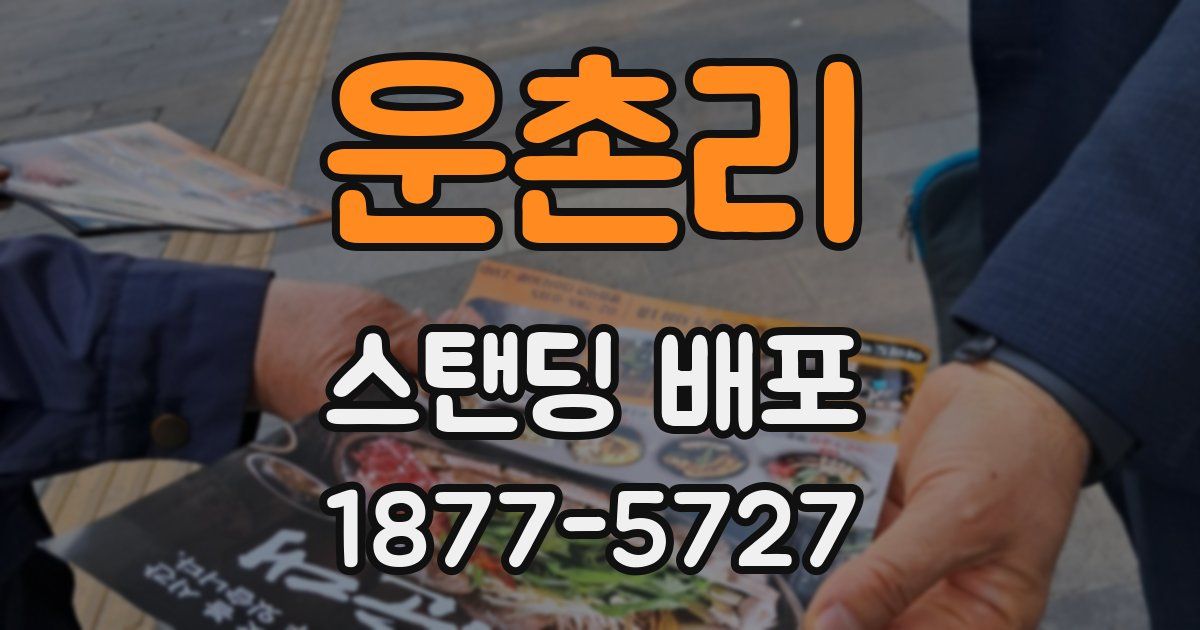 운촌리 스탠딩 배포