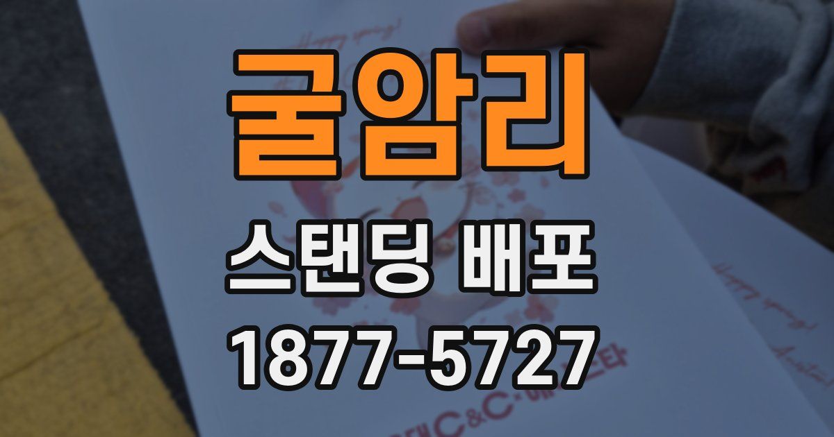 굴암리 스탠딩 배포