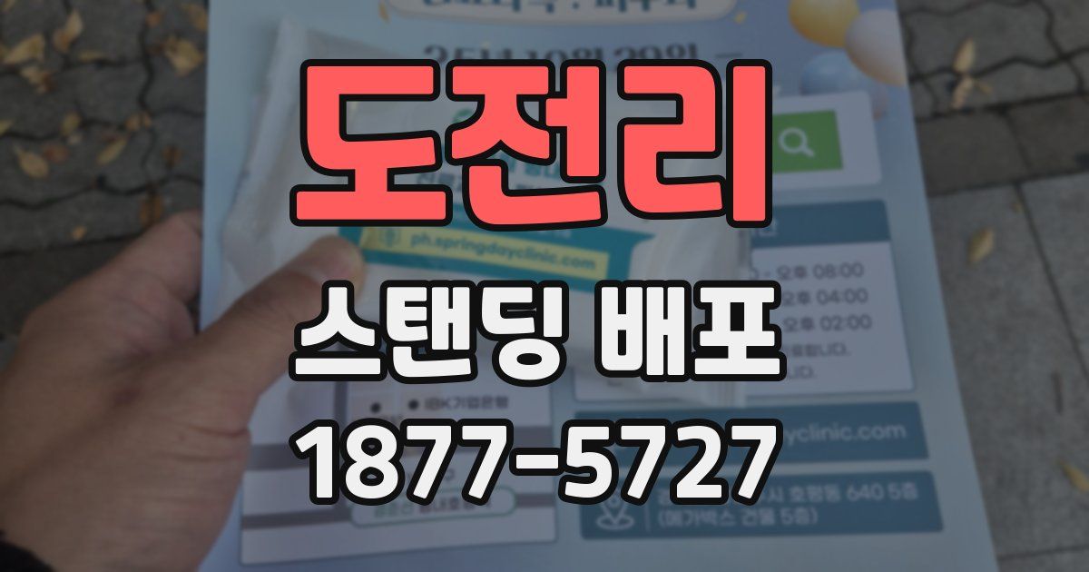 도전리 스탠딩 배포