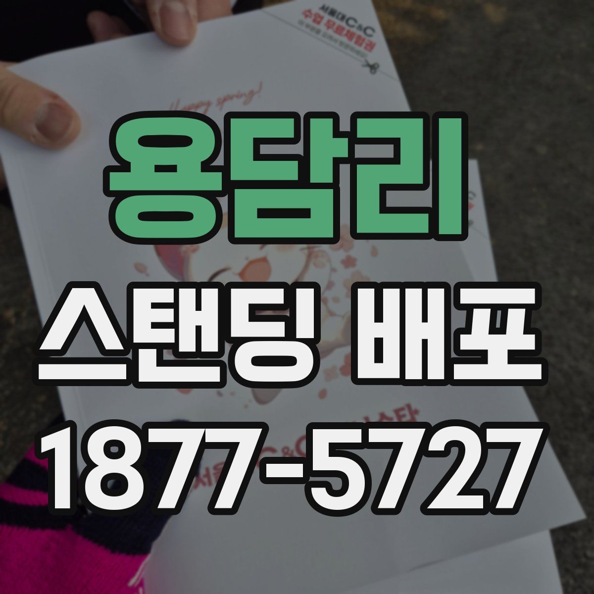 용담리 스탠딩 배포