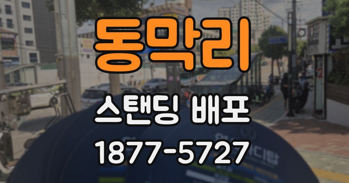 동막리 스탠딩 배포