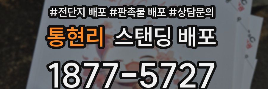 통현리 스탠딩 배포