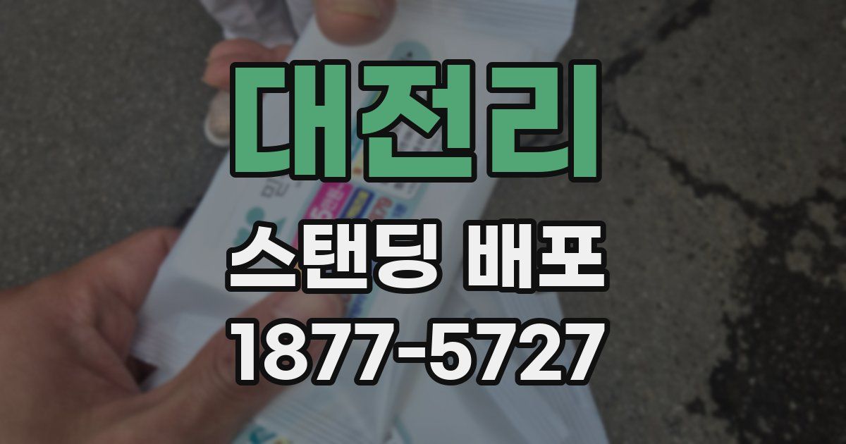 대전리 스탠딩 배포