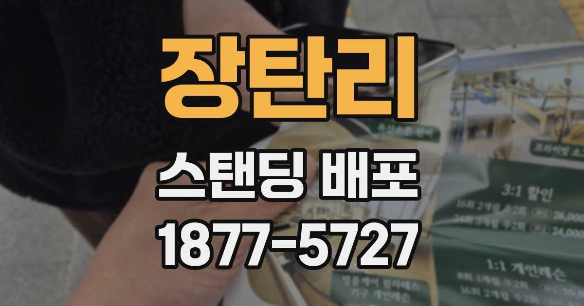 장탄리 스탠딩 배포