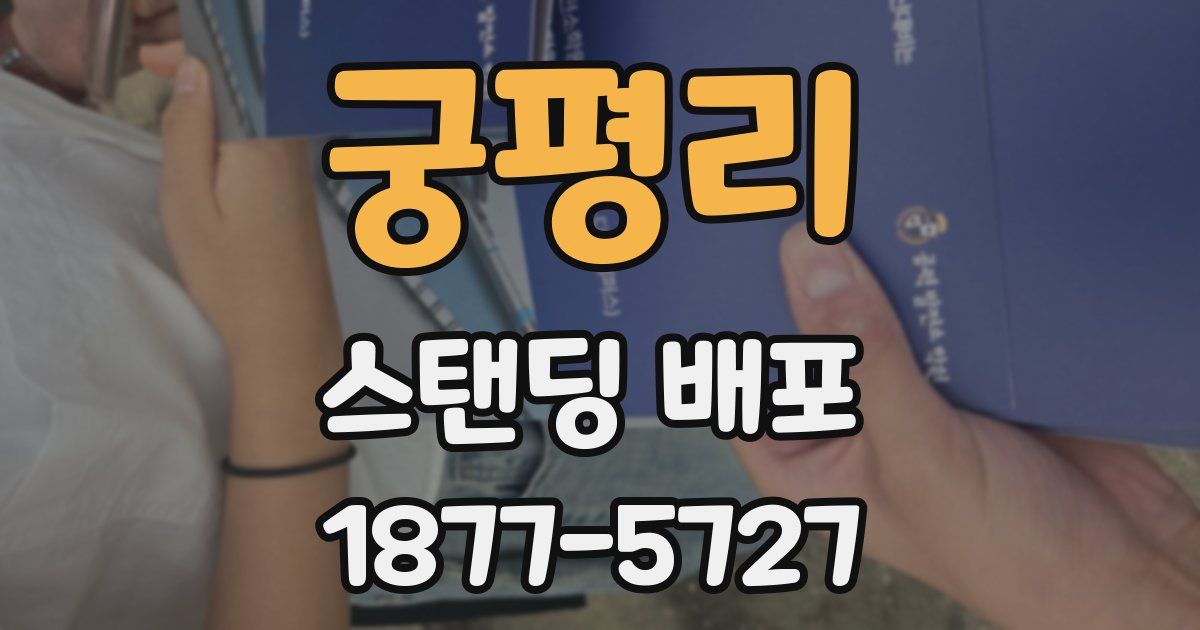궁평리 스탠딩 배포