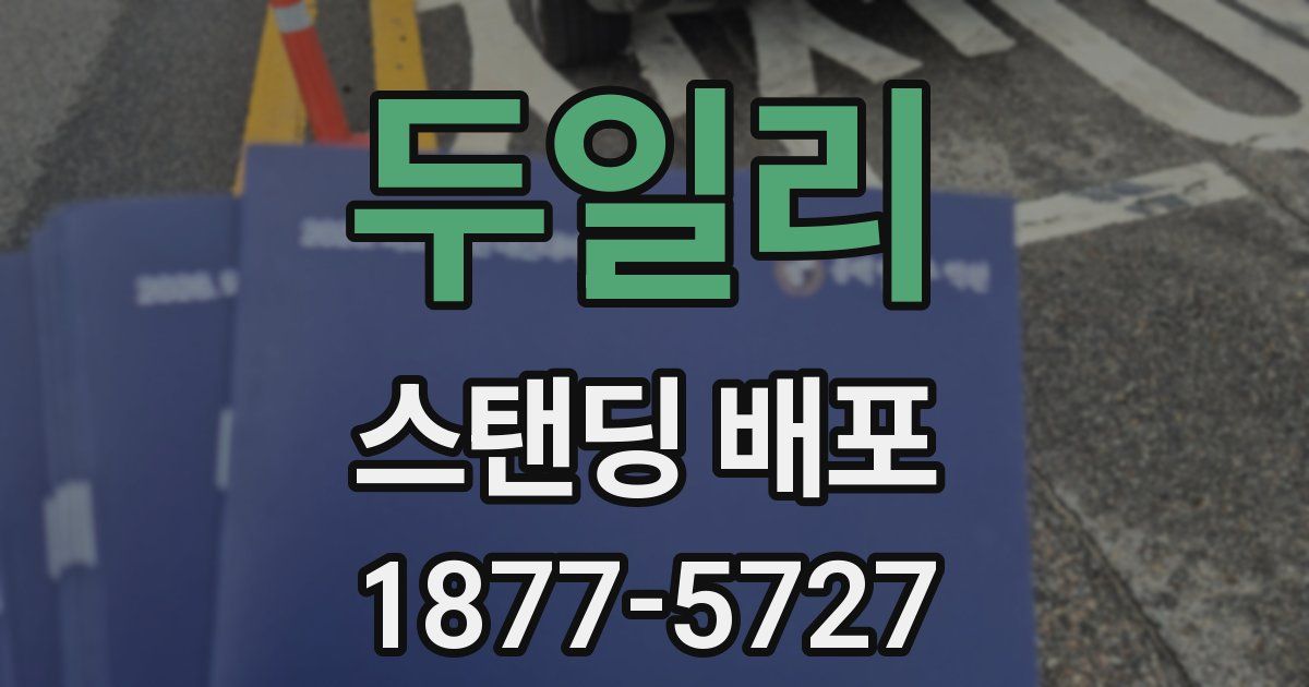 두일리 스탠딩 배포