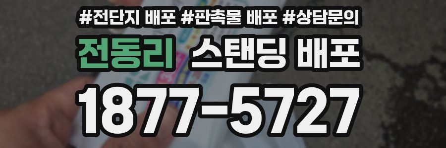 전동리 스탠딩 배포