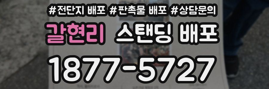 갈현리 스탠딩 배포
