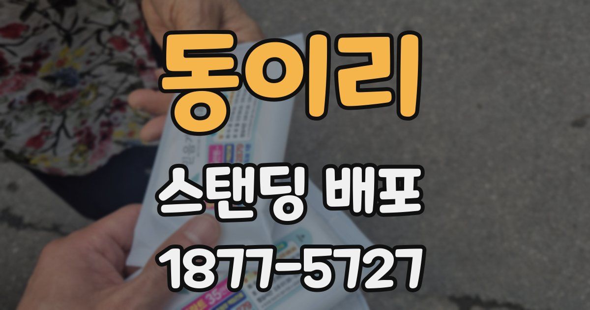 동이리 스탠딩 배포