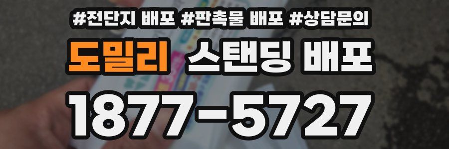 도밀리 스탠딩 배포