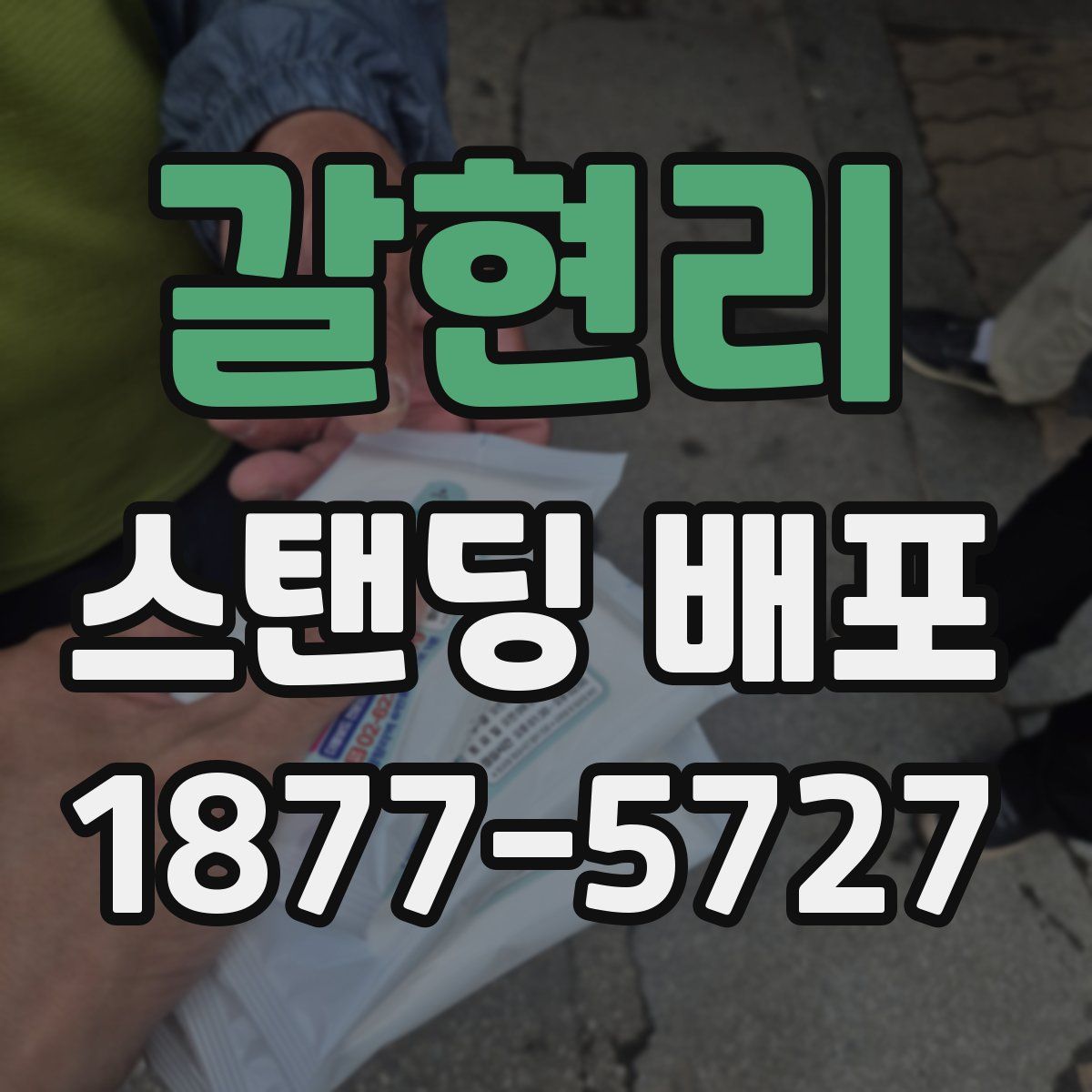 갈현리 스탠딩 배포