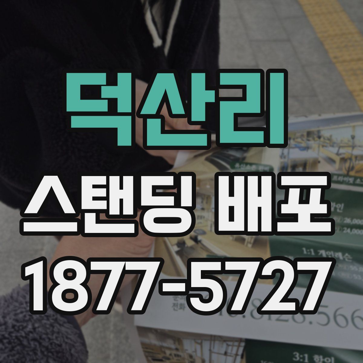 덕산리 스탠딩 배포
