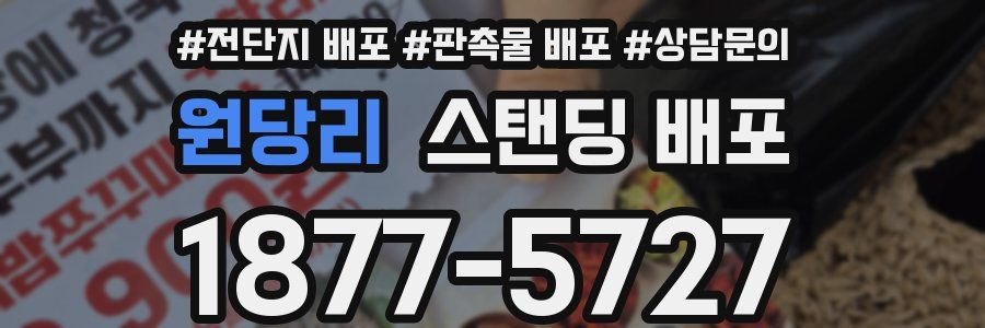 원당리 스탠딩 배포