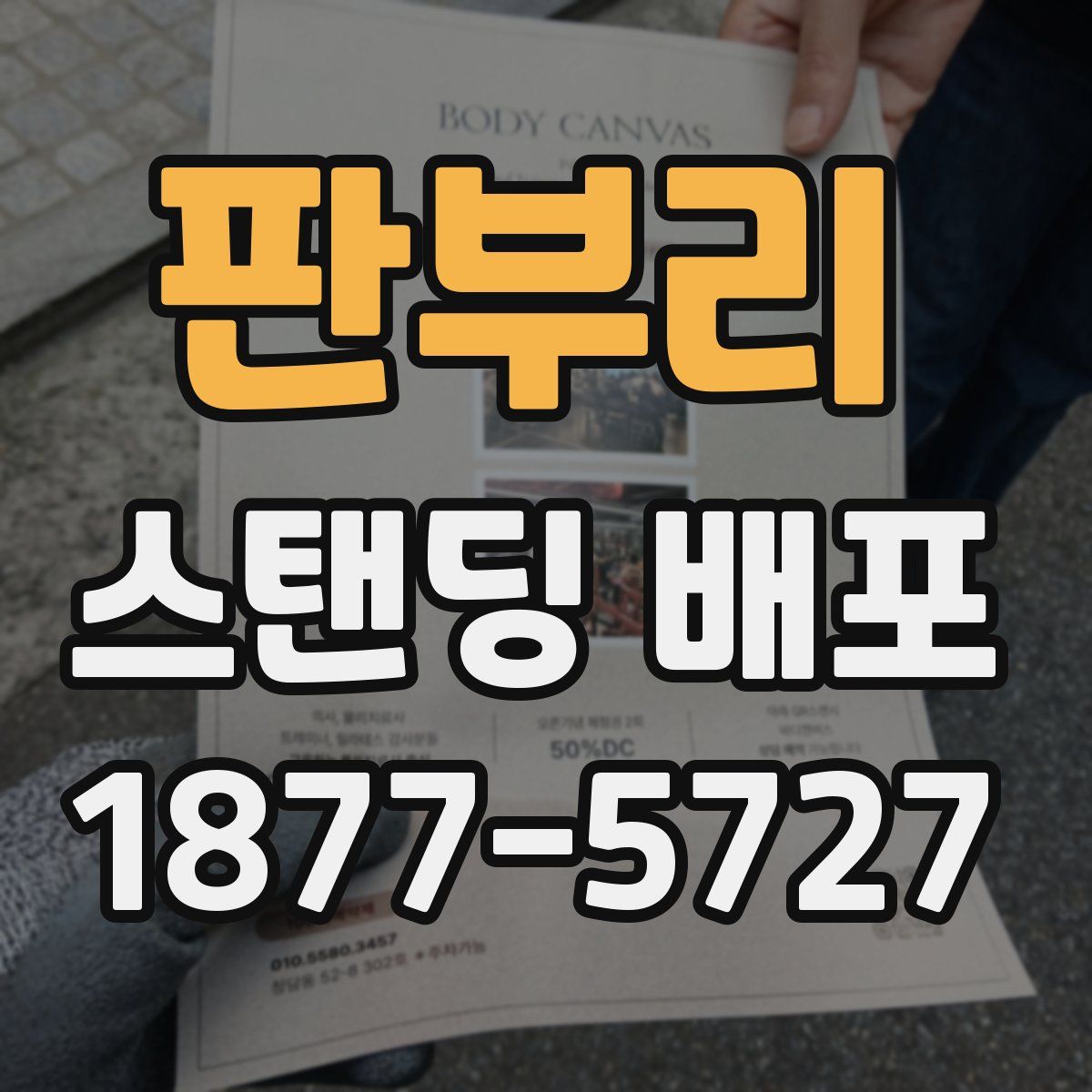판부리 스탠딩 배포