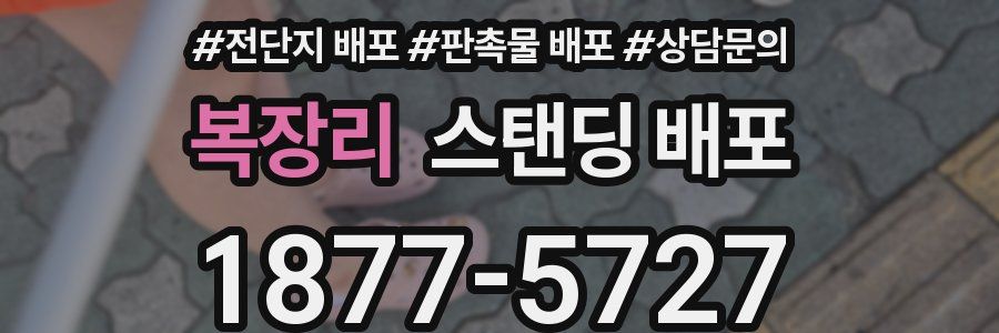 복장리 스탠딩 배포