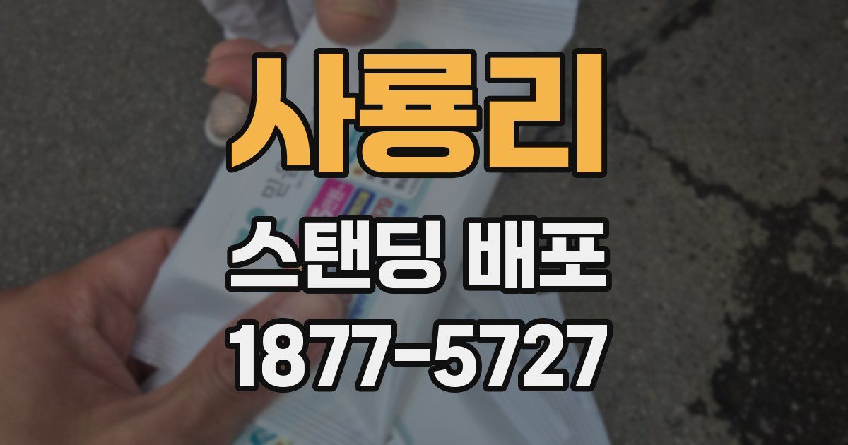 사룡리 스탠딩 배포