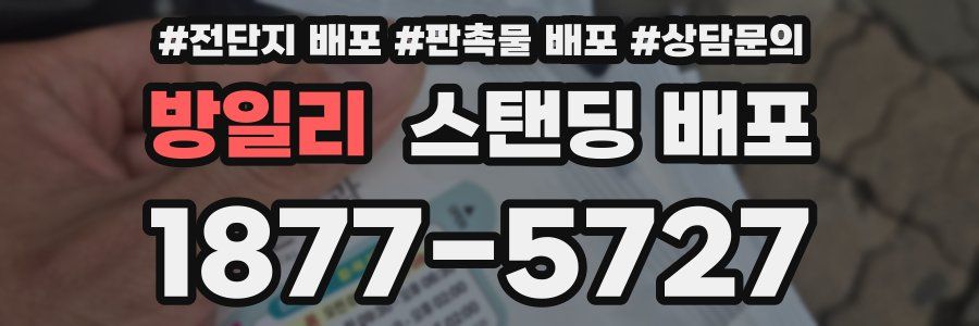 방일리 스탠딩 배포
